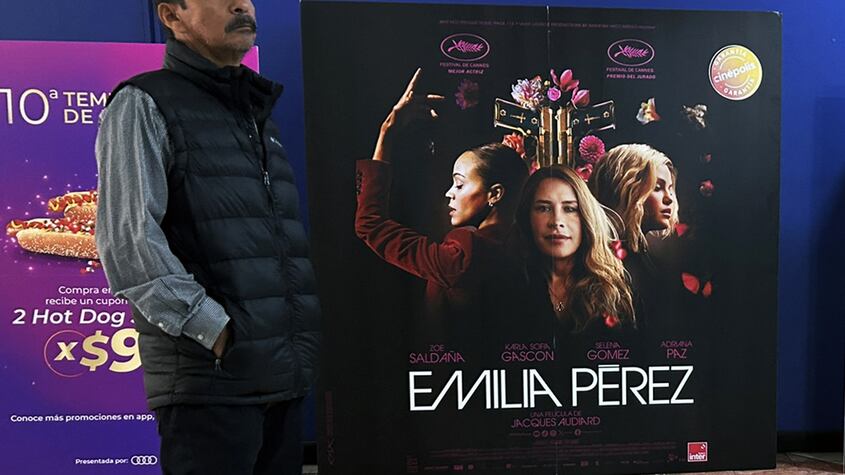 Emilia Pérez, en cartelera de un cine de México
