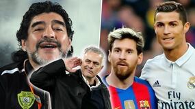 Messi, Cristiano o Maradona: Mourinho revela quién es el mejor de todos los tiempos