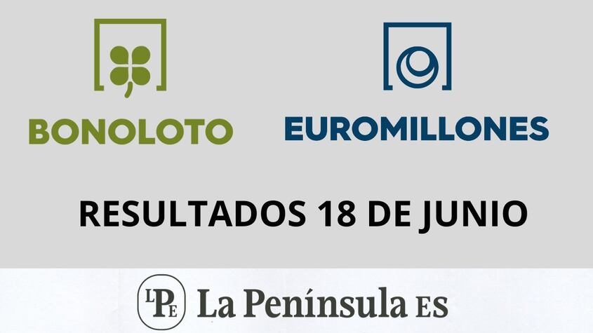 Bonoloto y Euromillones: Resultados del sorteo del martes, 18 de junio de 2024