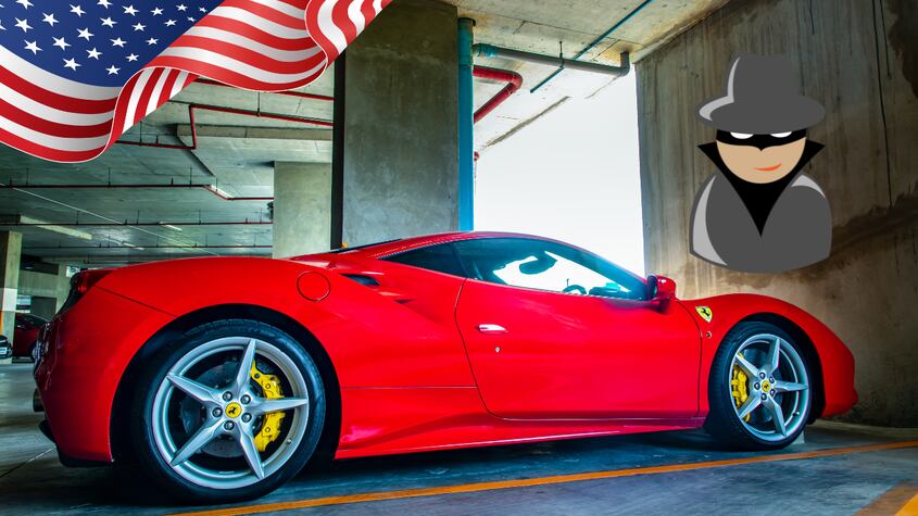 Cometió un multimillonario fraude y lo atraparon por comprar 30 autos de lujo