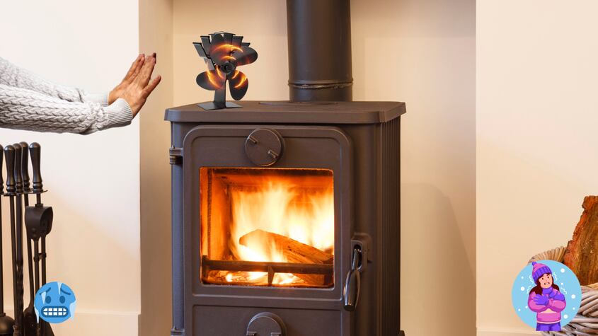 ¿Cómo funcionan los ventiladores estufa en invierno?
