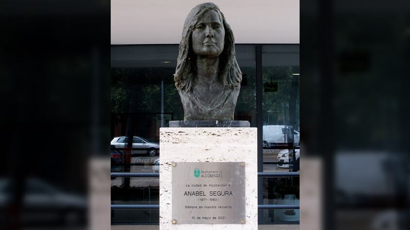 Memorial de Anabel Segura en Alcobendas (Madrid)