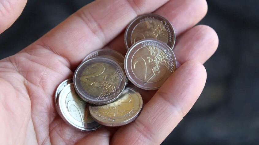 Monedas de 2 Euros.
