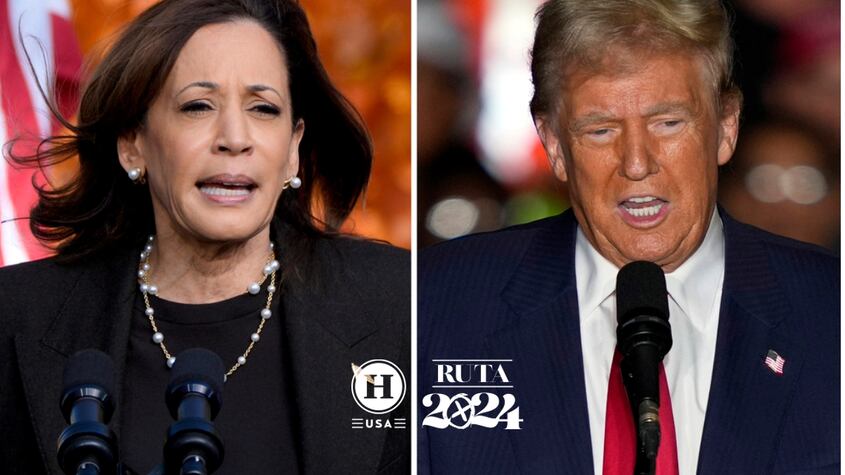 A 2 días de las elecciones: Así van las encuestas para Donald Trump y Kamala Harris