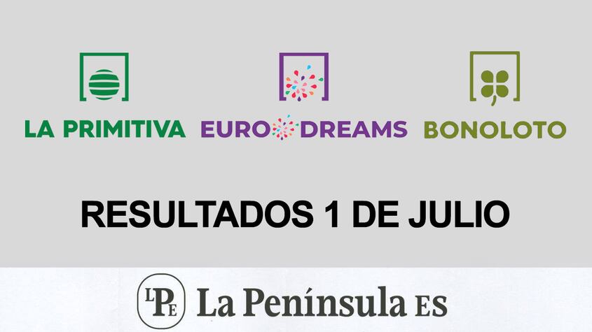 Bonoloto, EuroDreams y La Primitiva: Resultados del sorteo del lunes, 1 de julio de 2024