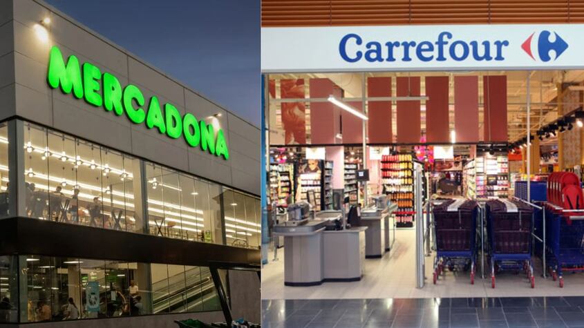 Mercadona y Carrefour