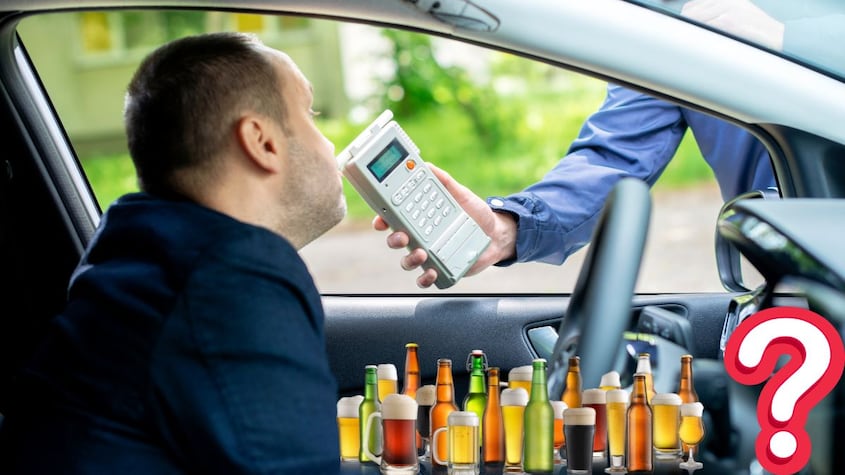 La cantidad de copas que puedes tomar sin dar positivo para alcoholemia