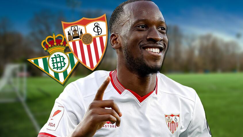 Dodi Lukebakio en el derbi sevillano (Sevilla FC vs. Real Betis)