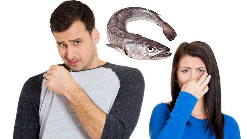 Olor a pescado