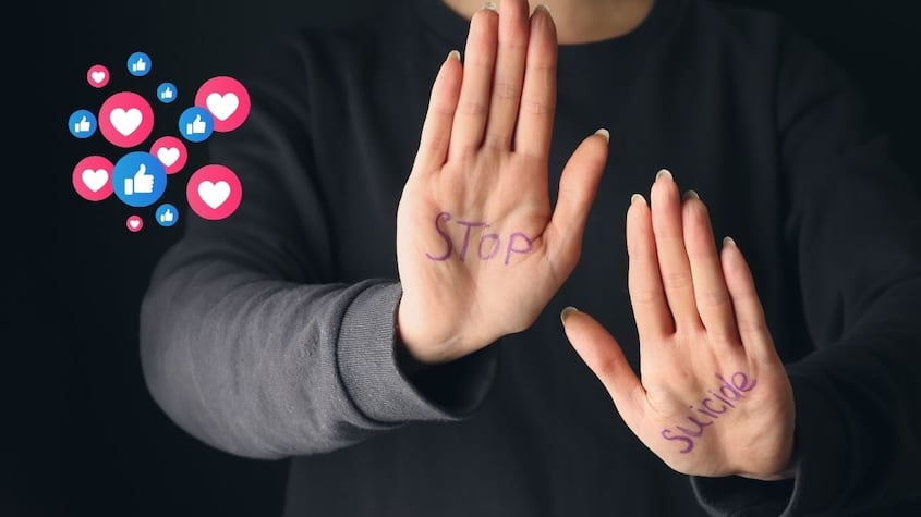 Redes sociales y suicidio