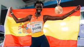 El atletismo español, en la cima: Fátima Diame repite bronce mundial