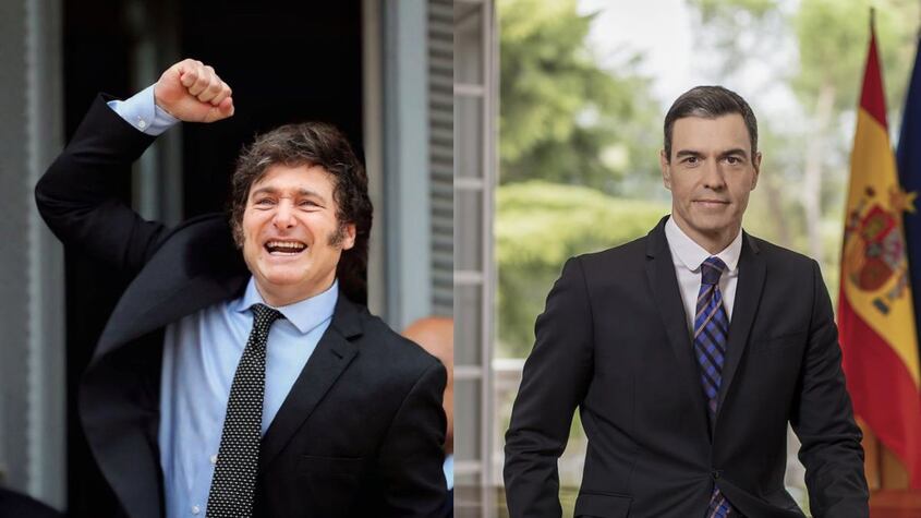Milei vuelve a criticar a Pedro Sánchez: “Me quedé corto con ‘más sucio que una papa’”