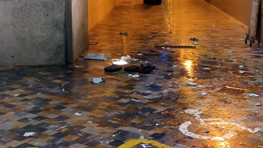 Maletines detonados en el Palacio de Capitanía General de Cartagena