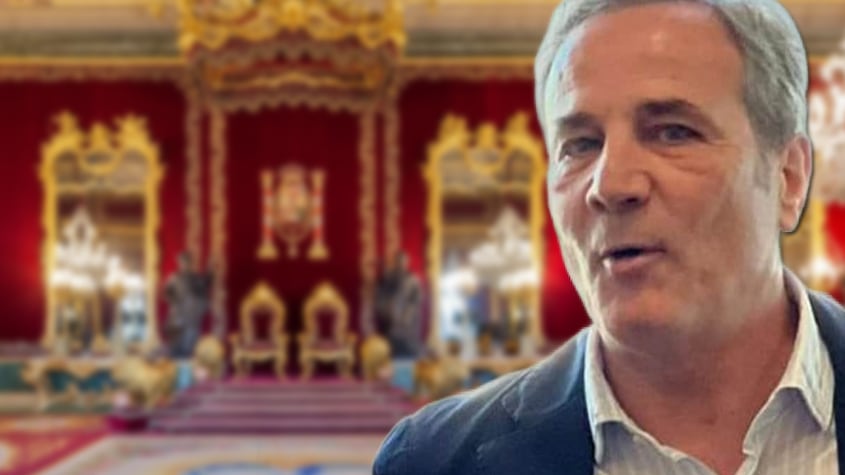 Fernando de Borbón y Medina en el Palacio Real