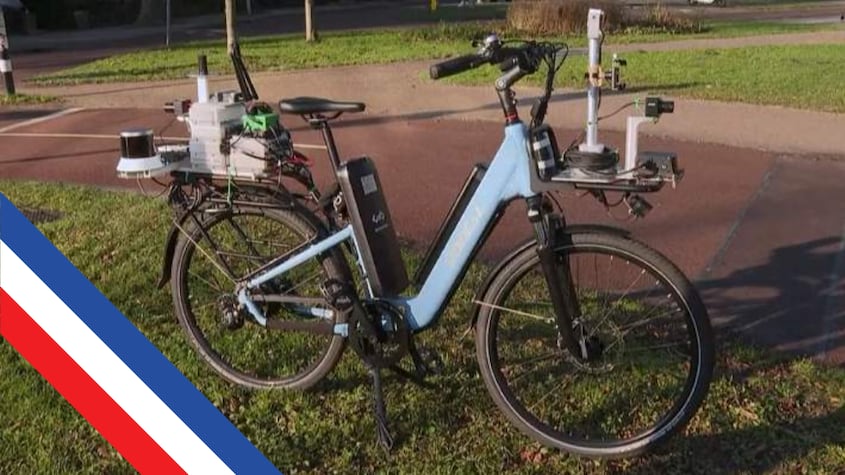 Con una bicicleta ultra moderna, Países Bajos busca mejorar la seguridad vial