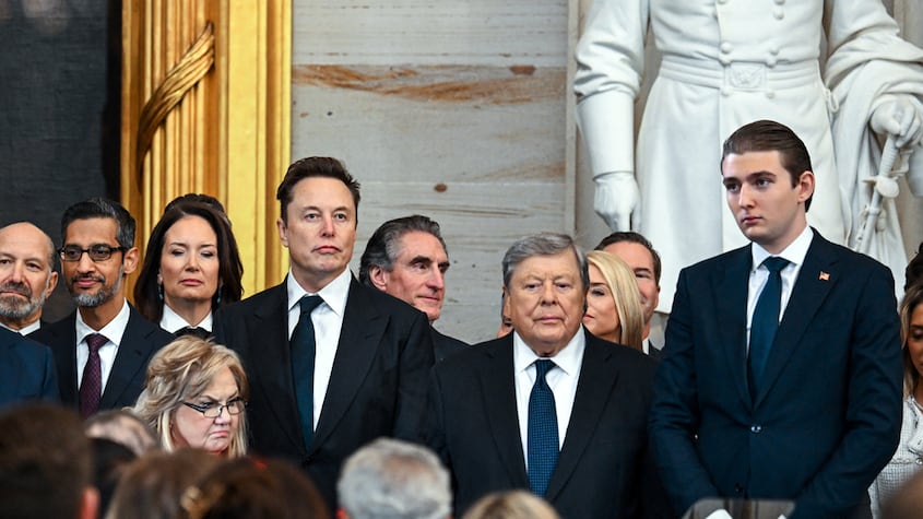 Barron Trump, entre los invitados a la investidura de Donald Trump