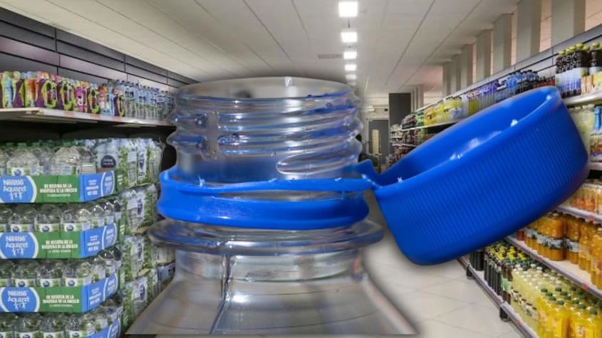 Botellas de plástico Mercadona