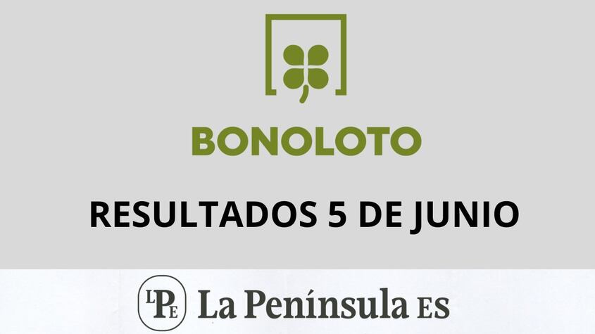 Bonoloto: Resultados del sorteo del miércoles, 5 de junio 2024
