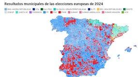 Fíjate que fuerza politica ganó tras las elecciones europeas 2024 en tu lugar de residencia