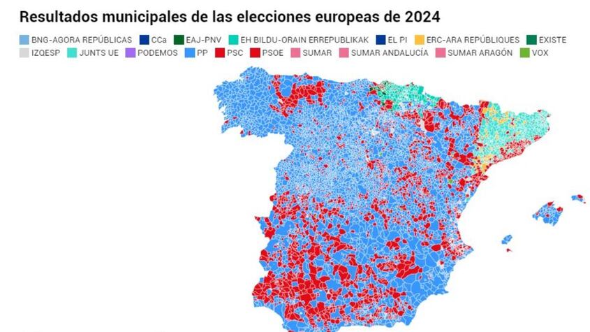 Mapa de votos