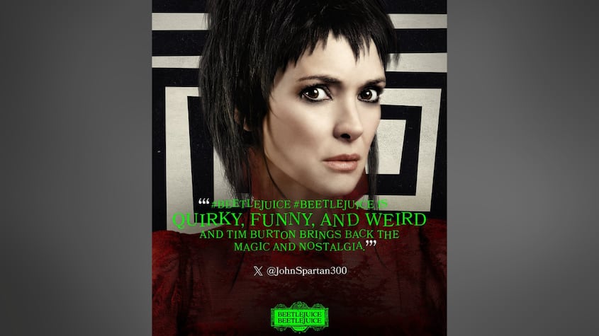 Winona Ryder brilla en Venecia de la mano de Beetlejuice, Tim Burton y Jenna Ortega
