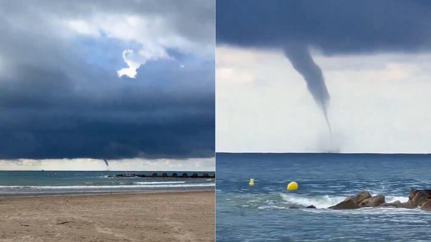 Las zonas de España que podrían verse afectadas por “trombas marinas”, de acuerdo con la Aemet