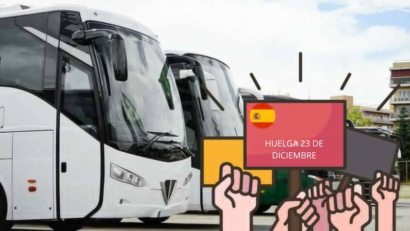 Huelga de autobuses en la previa de Navidad: ¿como funcionará el servicio en Madrid el 23 de diciembre?