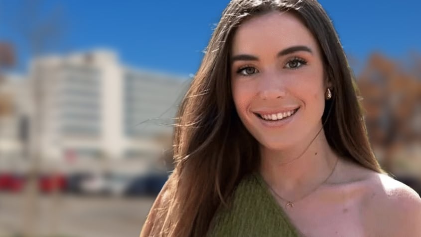 Ángela Agudo en el Hospital Universitario y Politécnico La Fe (Valencia)