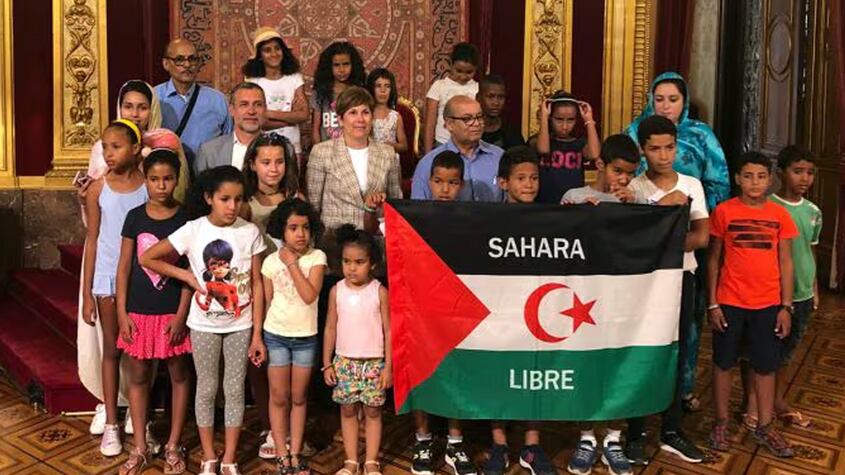 Niños saharauis en España