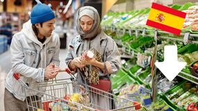 Inflación de alimentos se modera en España: marca mínimos en casi tres años