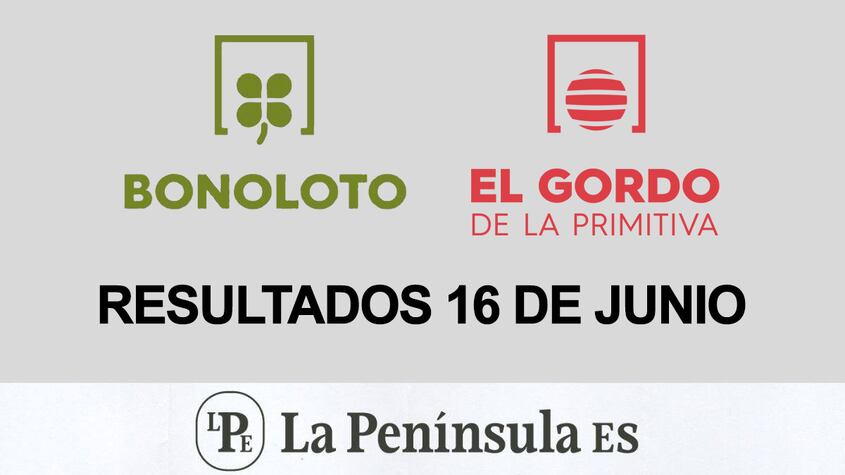 Bonoloto y El Gordo de la Primitiva: Resultados del sorteo del domingo, 16 de junio de 2024