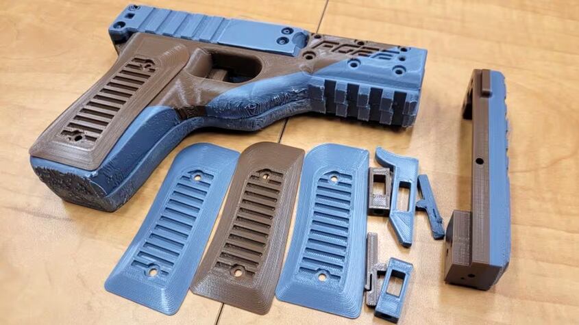 Pistola fantasma (arma impresa en 3d)