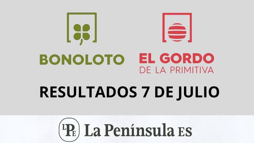 Bonoloto y El Gordo de la Primitiva: Resultados del sorteo del domingo, 7 de julio de 2024