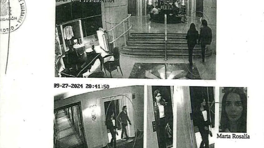 Imágenes de la cámara de seguridad del robo de hotel en Madrid (septiembre de 2024)