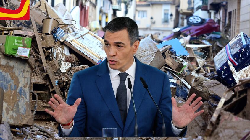 Así respondió Pedro Sánchez al ataque violento que sufrió en Valencia