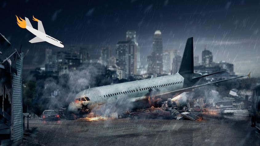 ¿Sólo buena fortuna? ¿Cómo es posible sobrevivir a un accidente de avión?