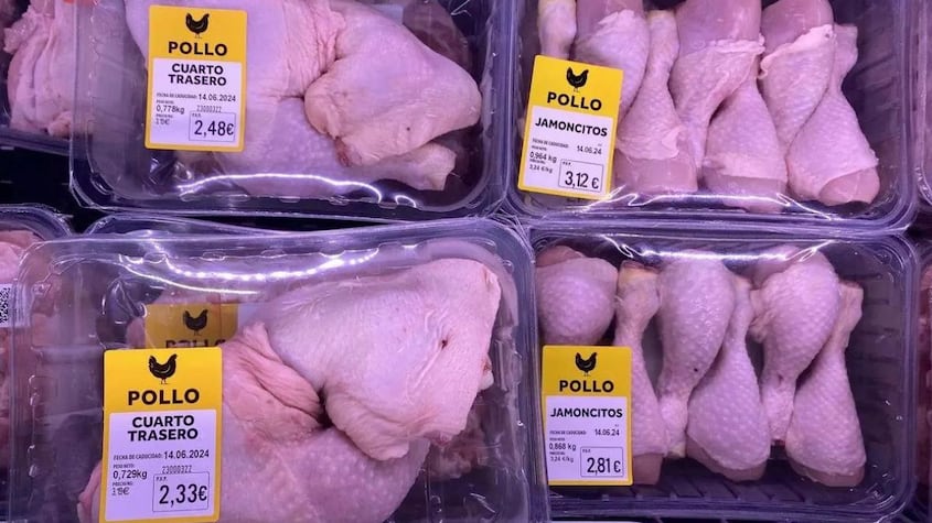 Bandeja de pollo Mercadona