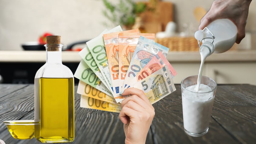 Leche, luz y hasta el aceite de oliva: Los productos que suben de precio en 2025