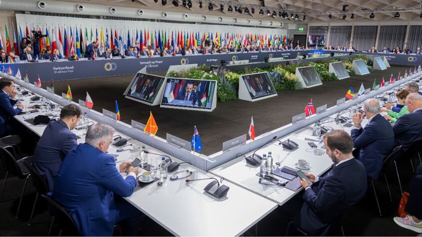 La declaración de paz promovida por Ucrania no fue firmada por todos los países panticipantes