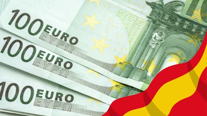 Billetes de 100 euros.