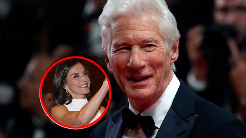 Richard Gere y la Reina Letizia Ortiz.