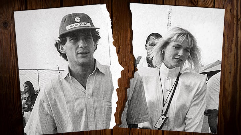 Ayrton Senna y Xuxa, separados