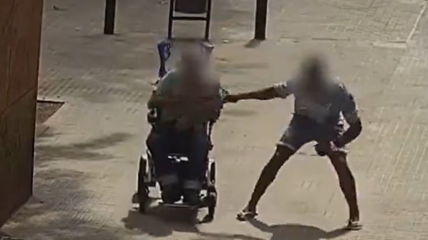 Violento robo a hombre de 68 años en sillas de ruedas: 2 detenidos