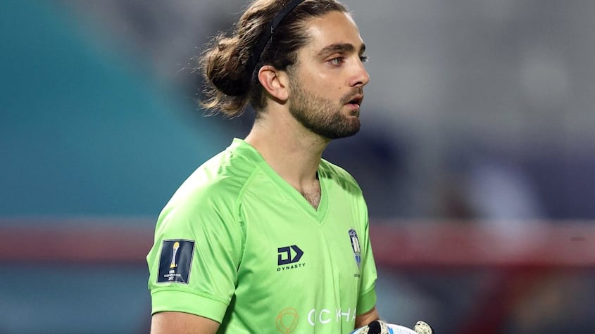 Conor Tracey, portero (arquero) del Auckland City FC.