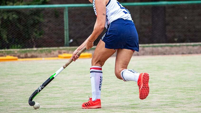 Jugadora de hockey sobre césped
