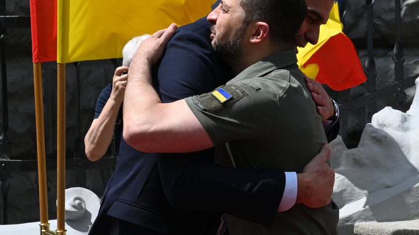 Pedro Sánchez y Zelenski