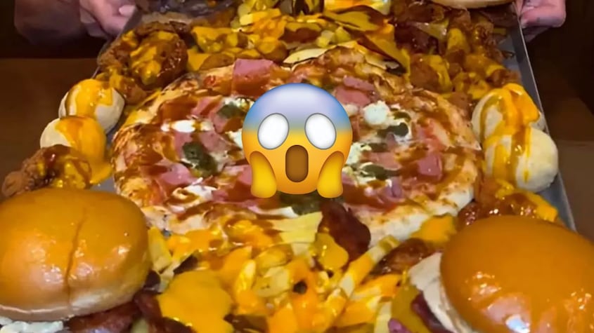 Reto viral de comida