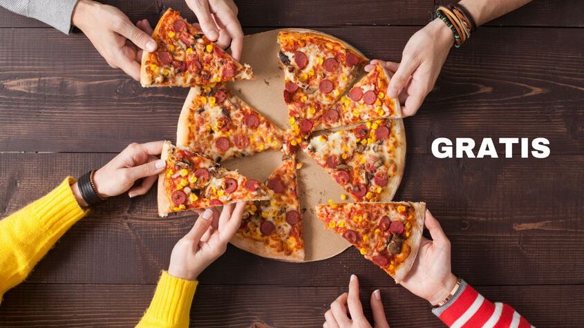Pizza gratis
