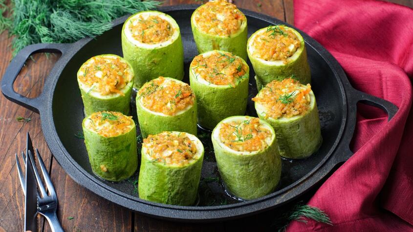Estos son los beneficios de comer zapallitos rellenos