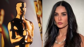 Así se quedó Demi Moore al perder el Premio Oscar a Mejor Actriz